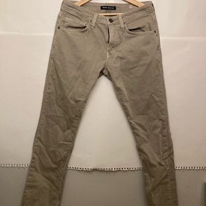 Mavi biege 5 pocket jeans size 31 waist / 32 length.